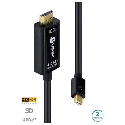 Cabo Mini Displayport Para Hdmi 2.0 4k 2m