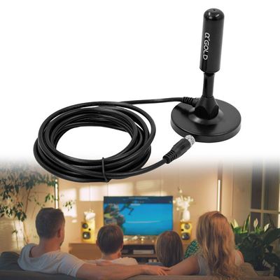 Antena Interna De Digital Amplificada Hdtv Cb20 Agold