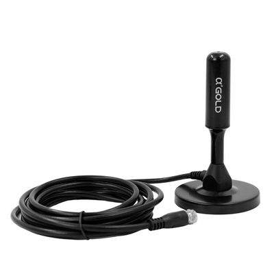 Antena Interna De Digital Amplificada Hdtv Cb20 Agold