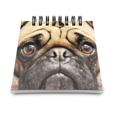 Bloco De Anotações Pug Face