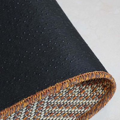 Tapete Passadeira Sisal 2,00m x 66cm Base Antiderrapante Para Corredor Cozinha Quarto Sala - Terracota - 87% polipropile