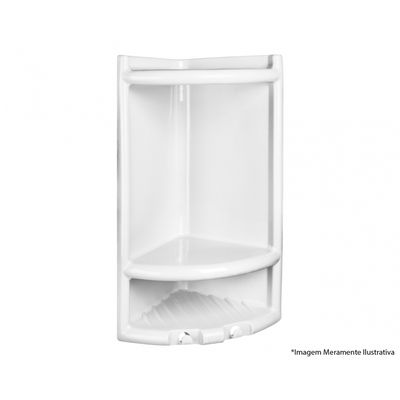 Porta Shampoo Herc Branco 4010