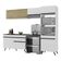 Armário De Cozinha Compacta 4 Peças Mp3692.964 Veneza Branco