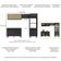 Armário De Cozinha Compacta 4 Peças Mp3692.895 Veneza Preto