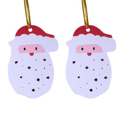 Cordão Decorativo Natal Papel  4X4.5CM Cv244260 Cazza