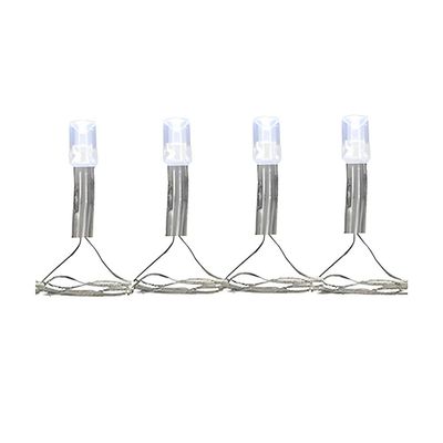 Cordão 100 LEDs Fio PVC com 8 Funções 127V Branco 8m D&A