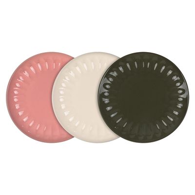 Prato Raso Cazza Daisy em Cerâmica 27cm - Item Sortido