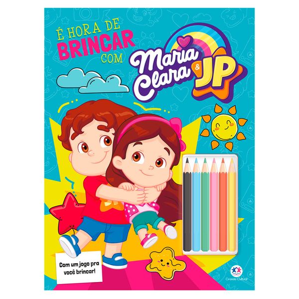 Livro de Colorir e Atividades Maria Clara e JP 015046 - Ciranda