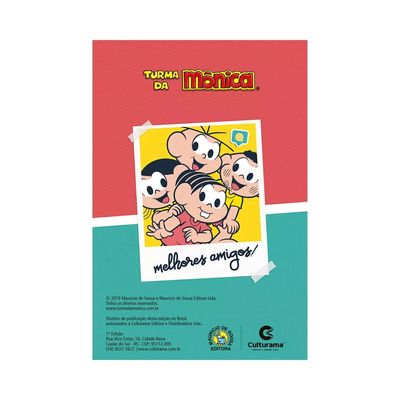 Livro Infantil Culturama Meu Diário Secreto Turma da Mônica com Caneta Mágica