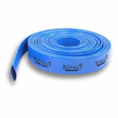 Mangueira Chata Pvc 2'' 6bar Parairrigação Com50 Metros Buffalo