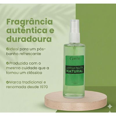Kit 2 Colônias Lavanda Inglesa Natural Garrão - 120ml