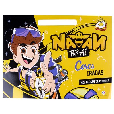 Blocão de Colorir Natan Por Aí 23164 - Ciranda