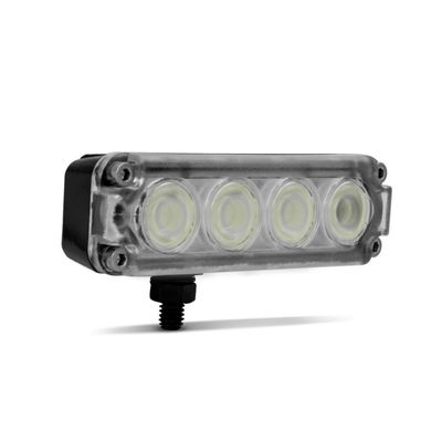 Farol Slim Strobo Estrobo Safetycar Luz Milha Power Super Branco Unitário (Peça)