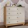 Cômoda Infantil 95cm 1 Porta E 4 Gavetas Allegra Multimóveis Mp4444 Madeirado/off White Madeirado/off White