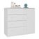 Cômoda Infantil 95cm 1 Porta E 4 Gavetas Encanto Multimóveis Mp4449 Branco Branco