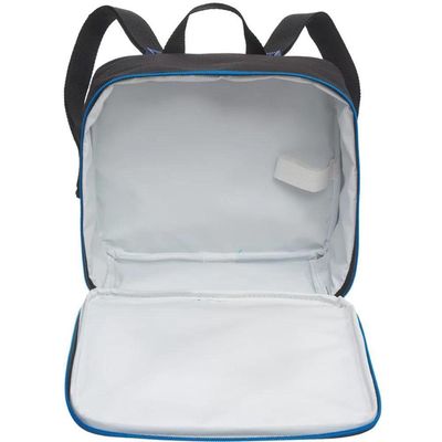 Kit Mochila Costas Lancheira Térmica Infantil Escolar Menino Playstation Game Blue Pacific