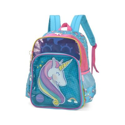 Mochila Luxcel Up4you Unicórnio 41x30x14cm 17l