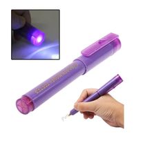 Caneta Detectora De Nota Falsa Led Uv Identificador Detector De Cheque Selo Ultravioleta