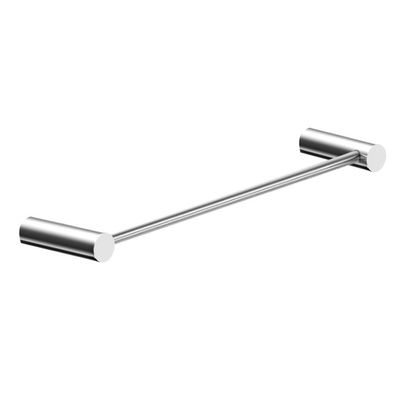 Kit De Acessórios Duplo Para Banheiro Alto Brilho Orion 3 Peças Prata 2040or