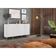 Aparador Buffet 4 Portas Retrô Veneza Multimóveis V3556 Branco/ Branco/