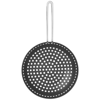 Grelha Wok Furada Tramontina Churrasco em Aluminio Anodizado com Cabo 26 cm