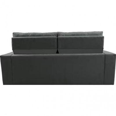 Sofá 3 Lugares Clean Retrátil Reclinável Cama InBox Cinza