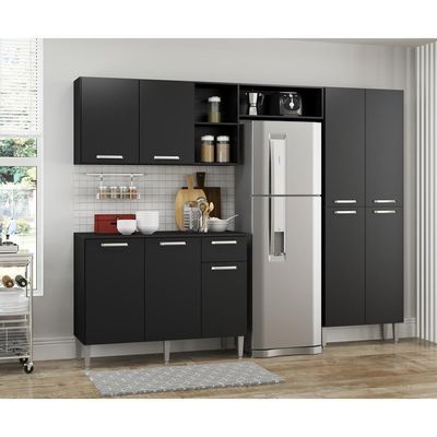 Cozinha Compacta Armário E Balcão Pequim Multimóveis V2999