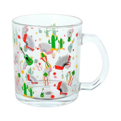 Caneca de Vidro São João 310ml CV245262 PlayFun