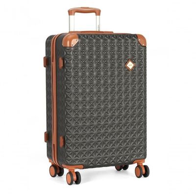 Mala De Viagem Apollo Gash Abs Com Rodas 360 Cinza