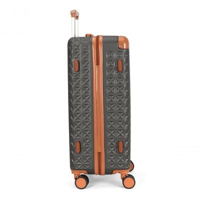 Mala De Viagem Apollo Gash Abs Com Rodas 360 Cinza