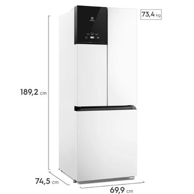 Geladeira Electrolux Efficient Frost Free French Door 480 Litros IM7 Branco / 220V