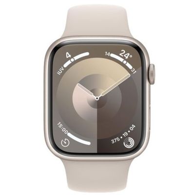Apple Watch Series 9 (GPS 41 mm) Caixa Estelar de Alumínio com Pulseira Esportiva Estelar