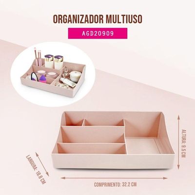 Organizador De Mesa Multiuso Lifestyle Jacki Design Azul