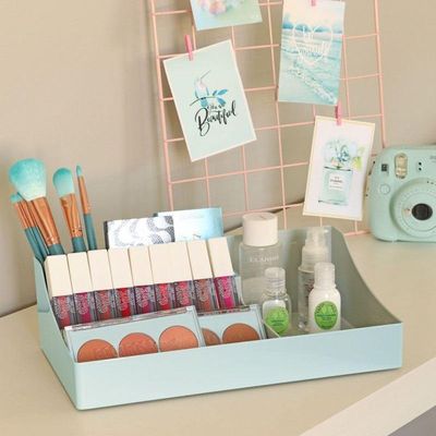 Organizador De Mesa Multiuso Lifestyle Jacki Design Azul