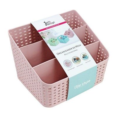 Organizador De Mesa Multifuncional Lifestyle Jacki Design Azul
