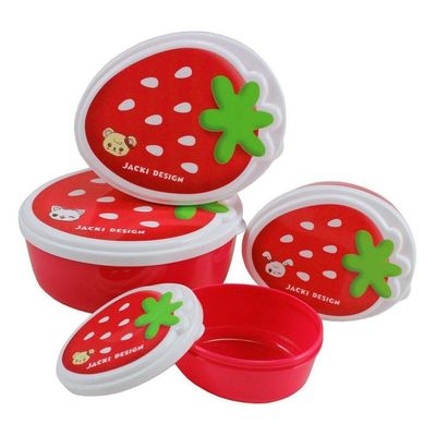 Conjunto Lancheira Térmica Filhotinho E Pote Para Lanche De 4 Peças Salmão
