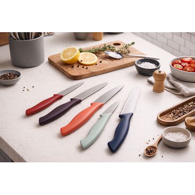 Jogo Faca de Cozinha 5 Peças com Protetor