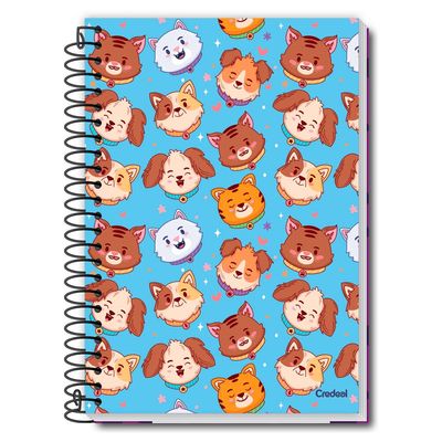 Caderno Universitário 20 M Espiral D'Tales 280 Fls - 285633 - Credeal Capa Dura