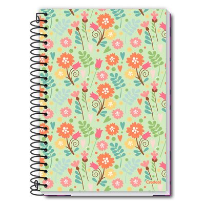 Caderno Universitário 20 M Espiral D'Tales 280 Fls - 285633 - Credeal Capa Dura