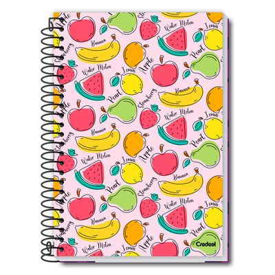 Caderno Universitário 20 M Espiral D'Tales 280 Fls - 285633 - Credeal Capa Dura