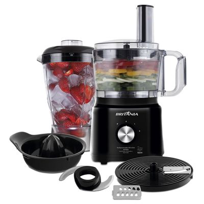 Multiprocessador Britânia 1000W 3 em 1 All In One BMP900P 220V