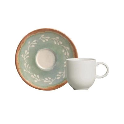 Conjunto De Xícara De Cafezinho Com Pires 06 Peças Coup New Mediterrâneo Porto Brasil
