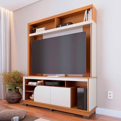 Home Estante Belaya Sala Para Tv De Até 65 Polegadas Freijo-off White Matte Freijo-off White Matte