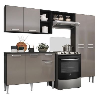 Cozinha Compacta C/ Armário Balcão Tampo Pequim Up