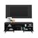Rack Painel Com Espelho Para Tv Até 65´ Flórida Fg3138 Preto