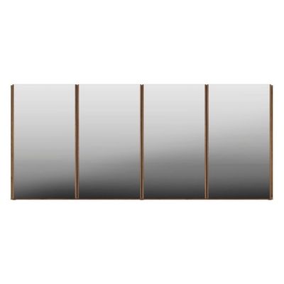 Aparador Buffet 4 Portas com Espelho Vegas Rustic