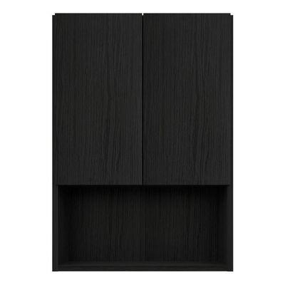 Armário Lavanderia Com 2 Portas Ibiza Multimóveis Preto