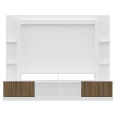 Rack Estante com Painel Tv 65 e 2 Portas Oslo Branco
