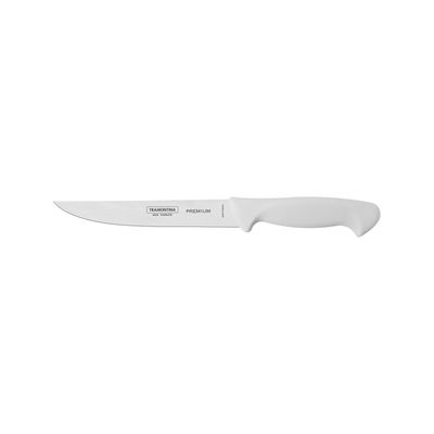 Faca para Desossar Tramontina Premium com Lamina em Aço Inox e Cabo de Polipropileno Branco 6"