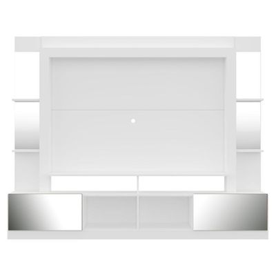 Rack Estante com Painel Tv 65 e Espelho Oslo Branco